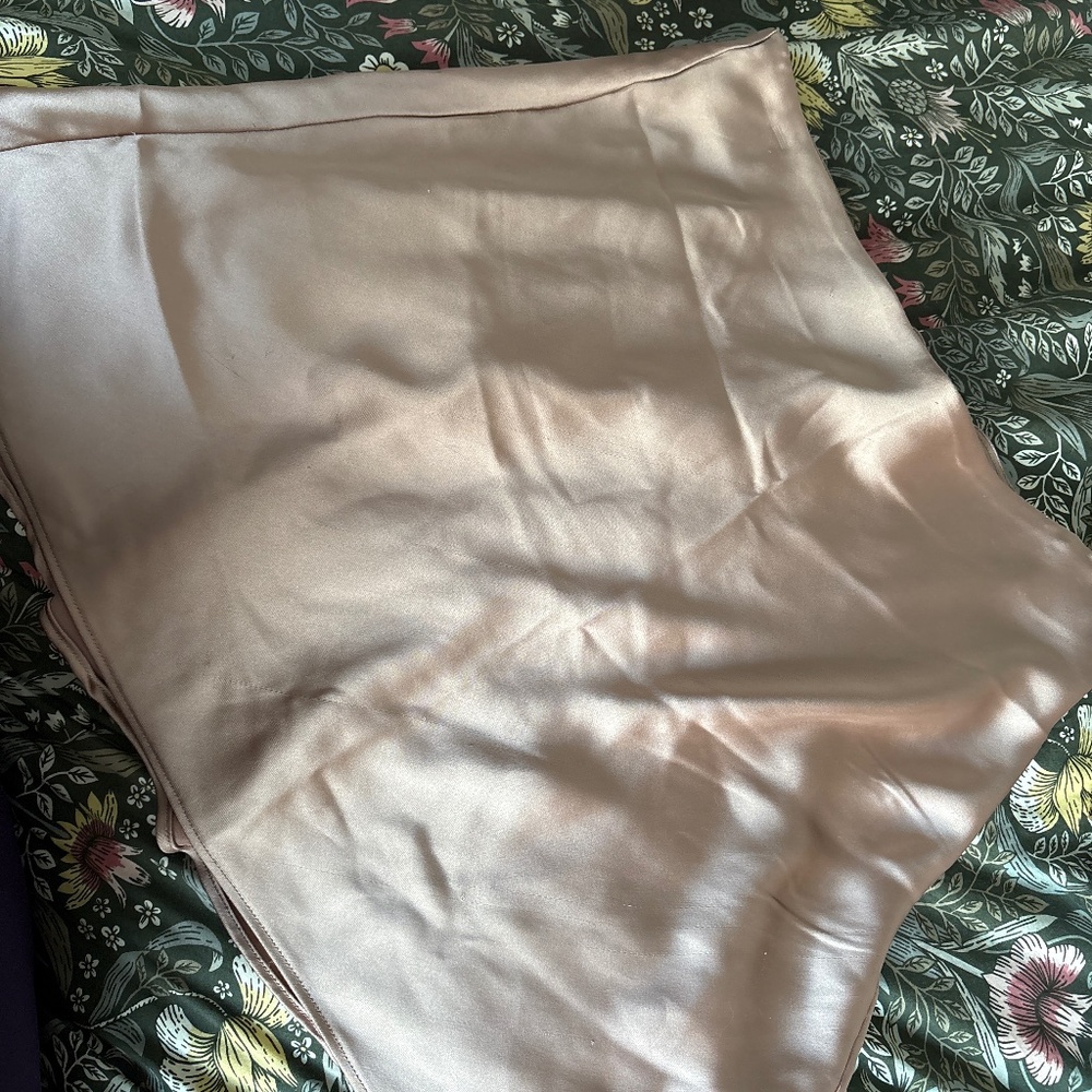 Silky Mini Skirt